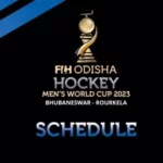 Schedule of Hockey Men’s World Cup 2023