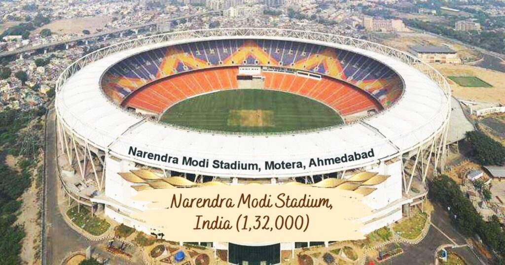Top 10 Biggest Cricket Stadiums from Each Country: Narendra Modi Stadium