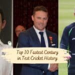Top 10 Fastest Century in Test Cricket History