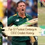 Top 12 Fastest Century in ODI Cricket History