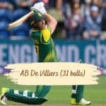 Top 12 Fastest Century in ODI Cricket History: AB De Villiers