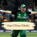 Top 12 Fastest Century in ODI Cricket History Kevin O’Brian