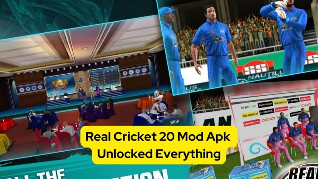 Download Real Cricket 20 Mod Apk Unlocked Everything