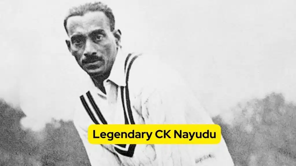 List of India National Cricket Team Coaches: Legendary CK Nayudu (1)